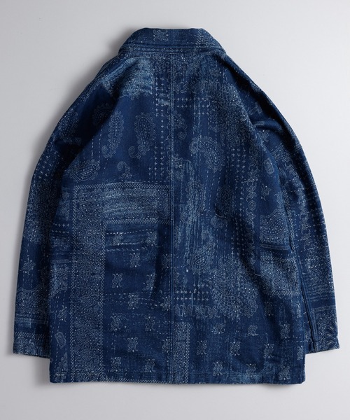 FDMTL(ファンダメンタル)の「FDMTL/ファンダメンタル/JACQUARD PAISLEY HAORI 3YR WASH(その他アウター・メンズ・インディゴブルー・4/3/2/1)」の12枚目の写真