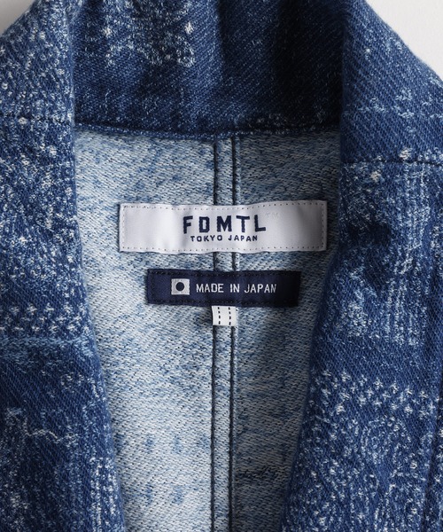 FDMTL(ファンダメンタル)の「FDMTL/ファンダメンタル/JACQUARD PAISLEY HAORI 3YR WASH(その他アウター・メンズ・インディゴブルー・4/3/2/1)」の3枚目の写真