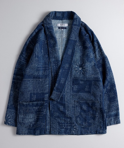 FDMTL(ファンダメンタル)の「FDMTL/ファンダメンタル/JACQUARD PAISLEY HAORI 3YR WASH(その他アウター・メンズ・インディゴブルー・4/3/2/1)」の11枚目の写真