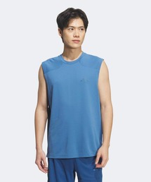 テック エッセンシャルズ クール タッチ レギュラーフィット ステルス スリーバー ノースリーブ Tシャツ / アディダス adidas