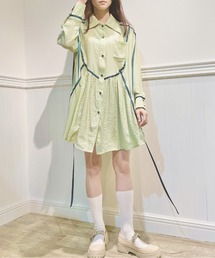 LA POMME petit（ラポミ・プチ）の「長袖ワンピース（ワンピース）」