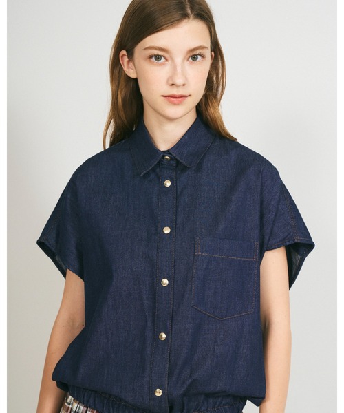 Mackintosh（マッキントッシュ）の「BLAIRS DNM（シャツ/ブラウス・レディース・インディゴブルー・6）」の6枚目の写真