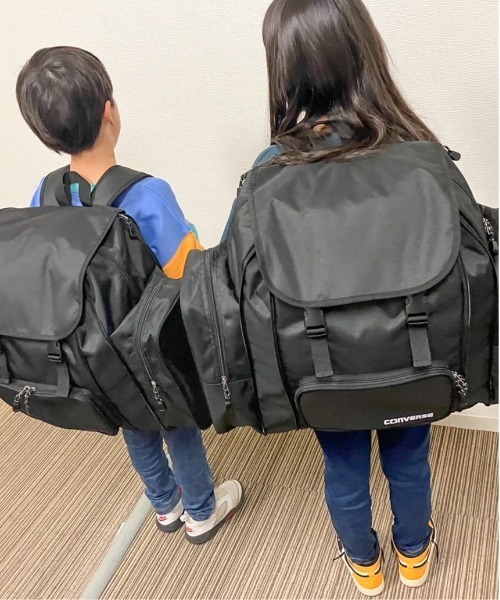 CONVERSE(コンバース)の「【es】【CONVERSE】40L SCHOOL BIG BACKPACK(バックパック/リュック・レディース・ブラック/ブラック系その他・FREE)」の14枚目の写真