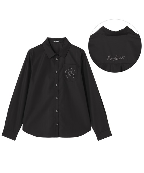 MARY QUANT(マリークワント)の「デイジーパッチポケット ブラウス(シャツ/ブラウス・レディース・ベージュ/ブルー/ホワイト/ブラック・M)」の12枚目の写真