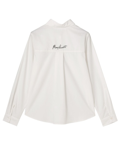 MARY QUANT(マリークワント)の「デイジーパッチポケット ブラウス(シャツ/ブラウス・レディース・ベージュ/ブルー/ホワイト/ブラック・M)」の7枚目の写真