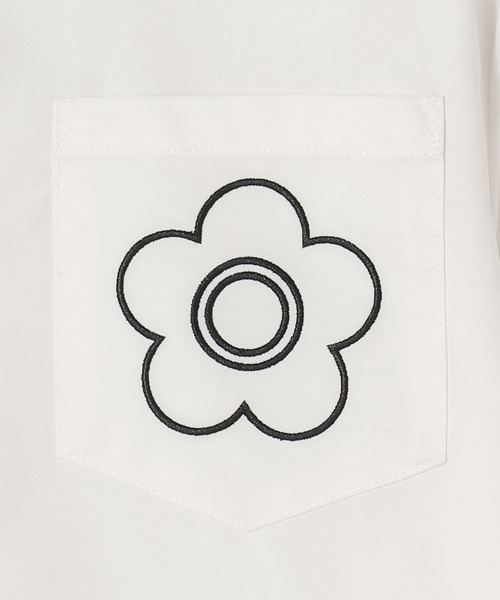 MARY QUANT(マリークワント)の「デイジーパッチポケット ブラウス(シャツ/ブラウス・レディース・ベージュ/ブルー/ホワイト/ブラック・M)」の8枚目の写真