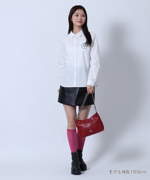 MARY QUANT(マリークワント)の「デイジーパッチポケット ブラウス(シャツ/ブラウス・レディース・ベージュ/ブルー/ホワイト/ブラック・M)」の10枚目の写真