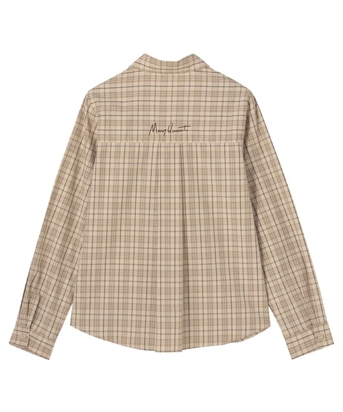 MARY QUANT(マリークワント)の「デイジーパッチポケット ブラウス(シャツ/ブラウス・レディース・ベージュ/ブルー/ホワイト/ブラック・M)」の19枚目の写真
