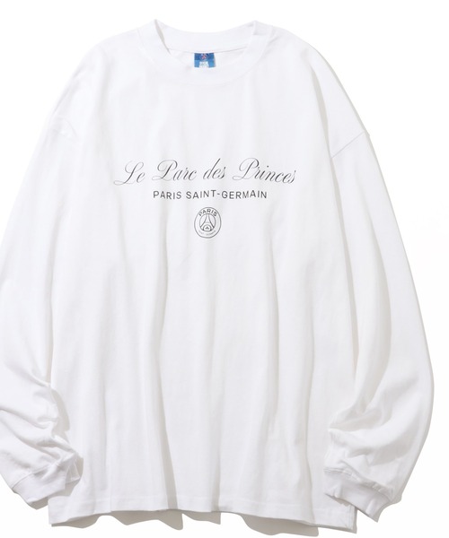 PARIS SAINT-GERMAIN(パリサンジェルマン)の「【Paris Saint-Germain/パリサンジェルマン】アソートロゴ アートワークデザイン ロングスリーブTシャツ(Tシャツ/カットソー・メンズ・ブラック系1/ホワイト系3/ホワイト系1/ブラック系3/ブラック系2/ホワイト系2/ブラウン系3/ブラウン系1/ブラウン系2・M/L/XL)」の1枚目の写真