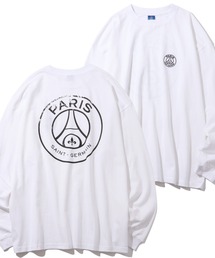 CORPUS TOKYO（コーパス トーキョー）の「【Paris Saint-Germain/パリサンジェルマン】アソートロゴ アートワークデザイン ロングスリーブTシャツ（Tシャツ/カットソー）」