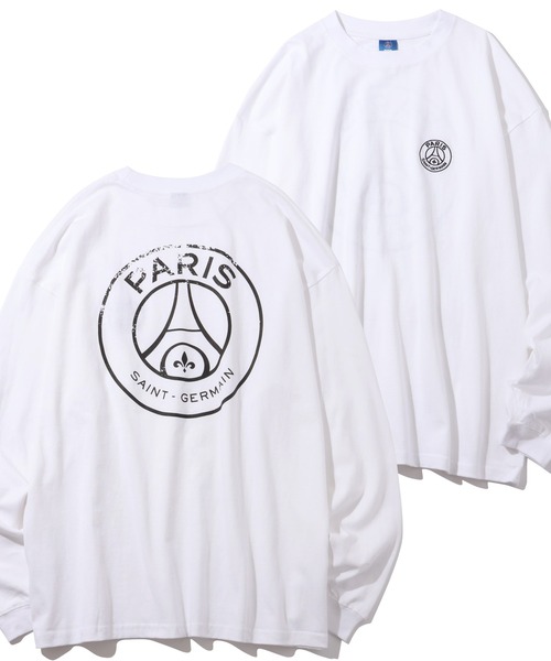 PARIS SAINT-GERMAIN(パリサンジェルマン)の「【Paris Saint-Germain/パリサンジェルマン】アソートロゴ アートワークデザイン ロングスリーブTシャツ(Tシャツ/カットソー・メンズ・ブラック系1/ホワイト系3/ホワイト系1/ブラック系3/ブラック系2/ホワイト系2/ブラウン系3/ブラウン系1/ブラウン系2・M/L/XL)」の3枚目の写真