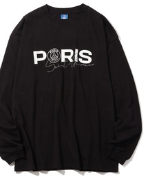 【Paris Saint-Germain/パリサンジェルマン】アソートロゴ アートワークデザイン ロングスリーブTシャツ