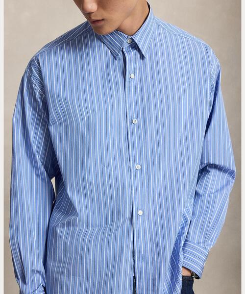 POLO RALPH LAUREN(ポロ ラルフ ローレン)の「Ralph Lauren x Thomas Mason ビッグ シャツ(シャツ/ブラウス・メンズ・ブルー・L/M/S/XS)」の9枚目の写真