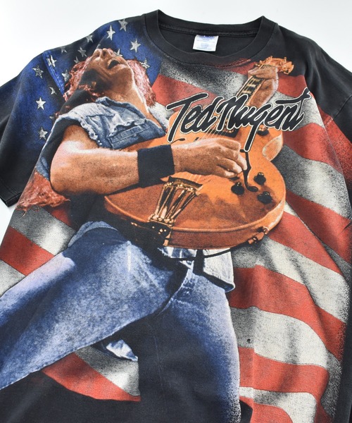 VINTAGE(ヴィンテージ)の「【USED】90's “Ted Nugent/ONE NATION UNDER TED” バンド Tシャツ(Tシャツ/カットソー・メンズ・ブラック・X-LARGE)」の2枚目の写真