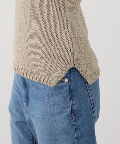 journal standard L'essage(ジャーナルスタンダードレサージュ)の「ROHE/ローエ Chunky knit halter top(ニット/セーター・レディース・ライトグレー・36)」の9枚目の写真