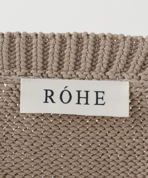 journal standard L'essage(ジャーナルスタンダードレサージュ)の「ROHE/ローエ Chunky knit halter top(ニット/セーター・レディース・ライトグレー・36)」の3枚目の写真