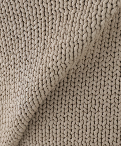 journal standard L'essage(ジャーナルスタンダードレサージュ)の「ROHE/ローエ Chunky knit halter top(ニット/セーター・レディース・ライトグレー・36)」の5枚目の写真