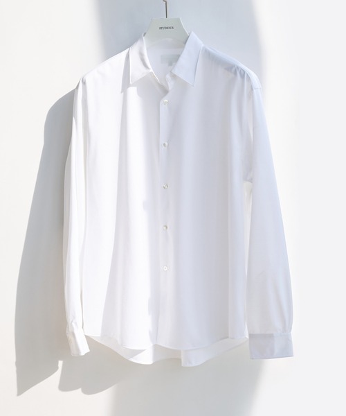 KANEMASA PHIL.(カネマサフィル)の「【KANEMASA PHIL.】46G Modest Shirt(シャツ/ブラウス・メンズ・ホワイト/ブラック/サックスブルー/ダークグレー・M/L)」の2枚目の写真