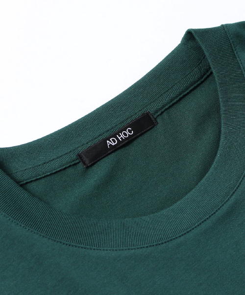 ADHOC(アドホック)の「男性アーチ型レタリングアートワークTシャツ (DK-GREEN) (HC6ST44)(Tシャツ/カットソー・メンズ・その他・100/105)」の3枚目の写真