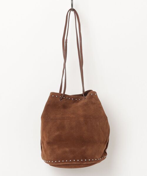 ROSE BUD(ローズバッド)の「MILLELA FIRENZE/STUDS DRAWSTRING BAG(ショルダーバッグ・レディース・ブラウン/ブラック・ONE SIZE)」の15枚目の写真