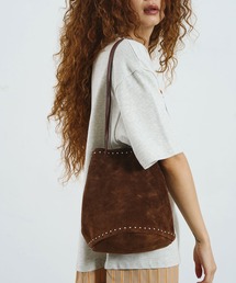 ROSE BUD | MILLELA FIRENZE/STUDS DRAWSTRING BAG(ショルダーバッグ)