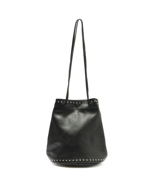 ROSE BUD(ローズバッド)の「MILLELA FIRENZE/STUDS DRAWSTRING BAG(ショルダーバッグ・レディース・ブラウン/ブラック・ONE SIZE)」の8枚目の写真