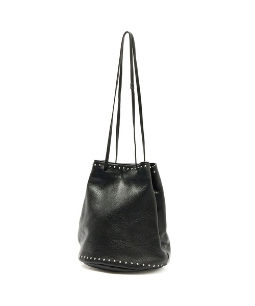 ROSE BUD(ローズバッド)の「MILLELA FIRENZE/STUDS DRAWSTRING BAG(ショルダーバッグ・レディース・ブラウン/ブラック・ONE SIZE)」の7枚目の写真