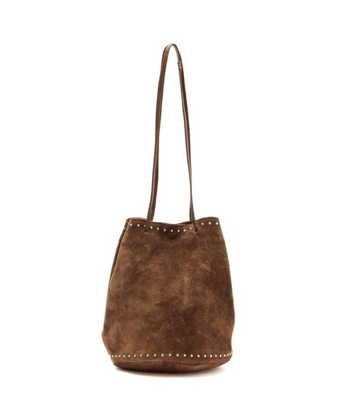 ROSE BUD(ローズバッド)の「MILLELA FIRENZE/STUDS DRAWSTRING BAG(ショルダーバッグ・レディース・ブラウン/ブラック・ONE SIZE)」の17枚目の写真
