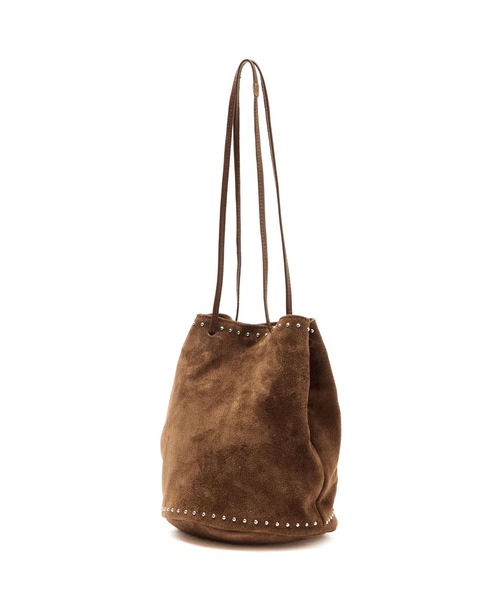 ROSE BUD(ローズバッド)の「MILLELA FIRENZE/STUDS DRAWSTRING BAG(ショルダーバッグ・レディース・ブラウン/ブラック・ONE SIZE)」の16枚目の写真