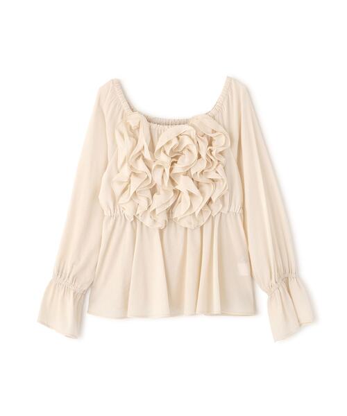 PROPORTION BODY DRESSING(プロポーションボディドレッシング)の「<a>ボリュームフリルブラウス / 1216210002(シャツ/ブラウス・レディース・ブラウン/ピンク/ホワイト系その他・FREE)」の12枚目の写真