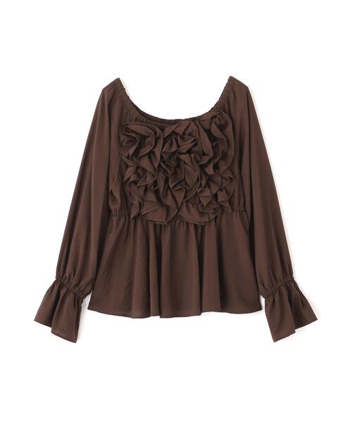PROPORTION BODY DRESSING(プロポーションボディドレッシング)の「<a>ボリュームフリルブラウス / 1216210002(シャツ/ブラウス・レディース・ブラウン/ピンク/ホワイト系その他・FREE)」の20枚目の写真