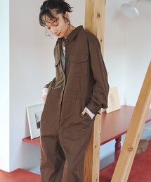 ツイルワークオールインワン