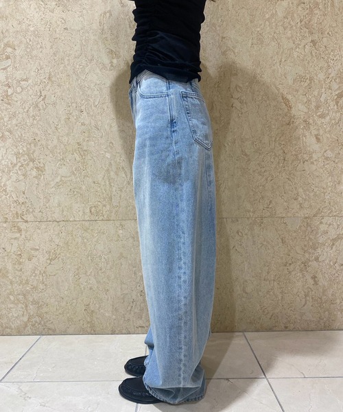 LE CIEL BLEU(ルシェルブルー)の「バレルレッグジーンズ / Barrel Leg Jeans(その他パンツ・レディース・ブルー・38/36/34)」の6枚目の写真