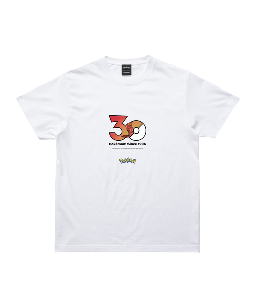 ZOZOSPOT(ゾゾスポット)の「Pokemon 30th Anniversary 1025 T-shirt 「ヤクデ」(Tシャツ/カットソー・レディース・ホワイト・160cm/150cm/140cm/130cm/120cm/110cm/100cm/XXX-LARGE/XX-LARGE/X-LARGE/LARGE/MEDIUM/SMALL)」の1枚目の写真