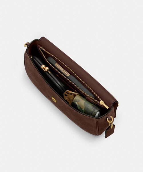 COACH(コーチ)の「ブルック フラップ チェーン バッグ(ショルダーバッグ・レディース・ブラウン系その他・ONE)」の9枚目の写真