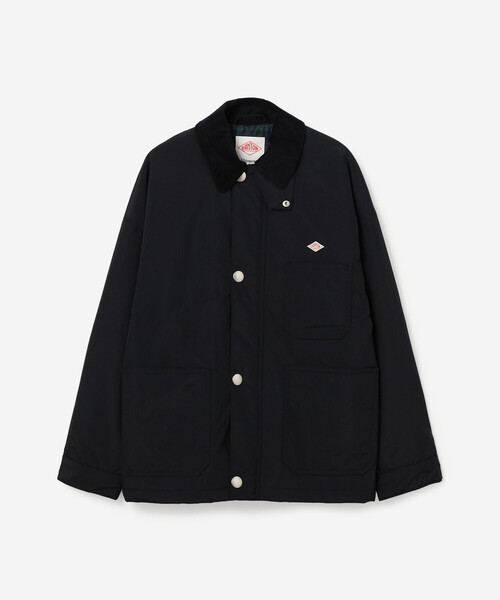DANTON(ダントン)の「DANTON | 中綿ナイロン カバーオールジャケット WOMEN(カバーオール・レディース・ブラック・36)」の3枚目の写真