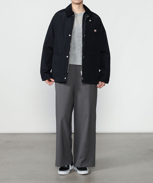 DANTON(ダントン)の「DANTON | 中綿ナイロン カバーオールジャケット WOMEN(カバーオール・レディース・ブラック・36)」の18枚目の写真