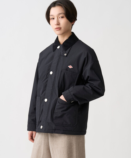 DANTON(ダントン)の「DANTON | 中綿ナイロン カバーオールジャケット WOMEN(カバーオール・レディース・ブラック・36)」の20枚目の写真
