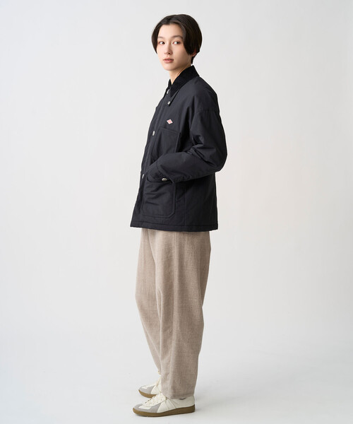 DANTON(ダントン)の「DANTON | 中綿ナイロン カバーオールジャケット WOMEN(カバーオール・レディース・ブラック・36)」の21枚目の写真