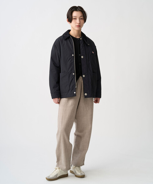 DANTON(ダントン)の「DANTON | 中綿ナイロン カバーオールジャケット WOMEN(カバーオール・レディース・ブラック・36)」の22枚目の写真