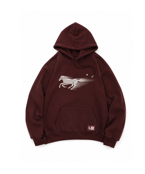 NICKEL HOUSE(ニッケルハウス)の「ニッケル LUSH ドンキーフーディ バーガンディ(パーカー・レディース・その他・1/2)」の1枚目の写真