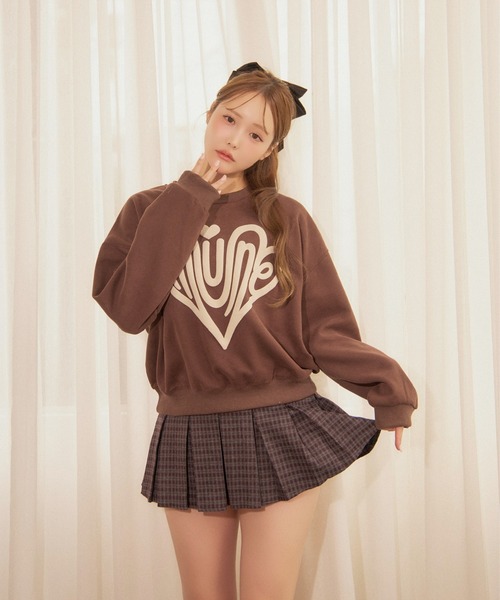 miune(ミューヌ)の「クラシカルチェックプリーツミニスカート(スカート・レディース・チャコールグレー/ブラウン/ブラック・FREE)」の11枚目の写真