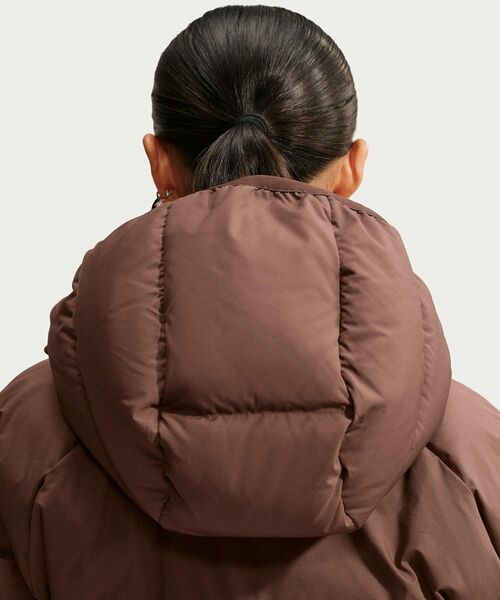 NIKE（ナイキ）の「ナイキ スポーツウェア ウィンドパファー ウィメンズ Storm-FIT フーデッド ダウン ジャケット / Nike Sportswear Windpuffer Women's Storm-FIT Hooded Down Jacket IF5906-259 Cacao Wow（ダウンジャケット/コート・レディース・ブラウン系その他2・XL/S/M/L）」の2枚目の写真