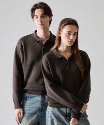CLEL（クレイル）の「【CLEL】Cashmere Merino Wool Blend Knit Polo Shirt   カシミヤメリノウールブレンドニットポロシャツ（ニット/セーター）」
