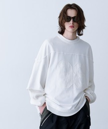 SeeSew（シーソー）の「【UNISEX】GRUNGE FOOTBALL TEE/グランジフットボールTシャツ（Tシャツ/カットソー）」
