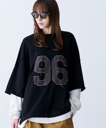 SeeSew（シーソー）の「【UNISEX】GRUNGE FOOTBALL TEE/グランジフットボールTシャツ（Tシャツ/カットソー）」