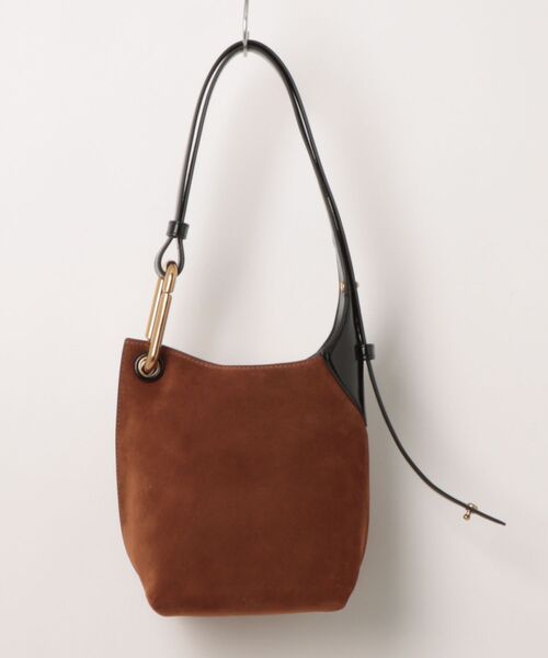 MARC JACOBS(マークジェイコブス)の「SCENE SMALL BUCKET IN SUEDE/シーン スモール バケット スエード(ショルダーバッグ・レディース・ブラウン・ONE SIZE)」の8枚目の写真