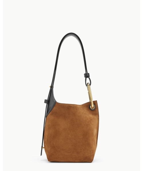 MARC JACOBS(マークジェイコブス)の「SCENE SMALL BUCKET IN SUEDE/シーン スモール バケット スエード(ショルダーバッグ・レディース・ブラウン・ONE SIZE)」の1枚目の写真