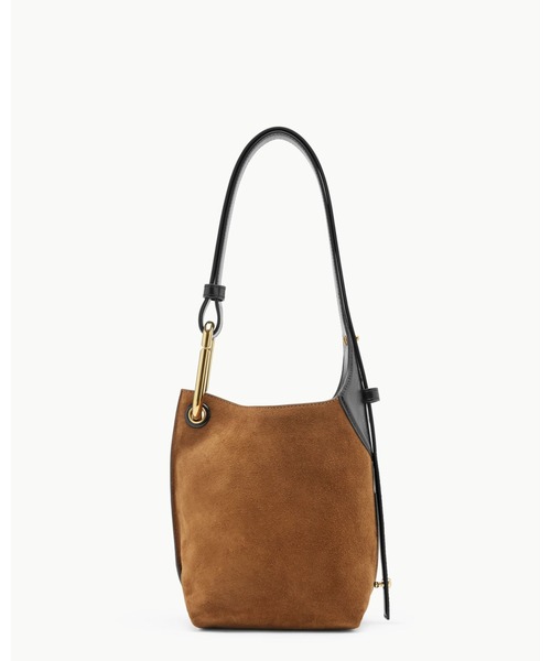 MARC JACOBS(マークジェイコブス)の「SCENE SMALL BUCKET IN SUEDE/シーン スモール バケット スエード(ショルダーバッグ・レディース・ブラウン・ONE SIZE)」の4枚目の写真