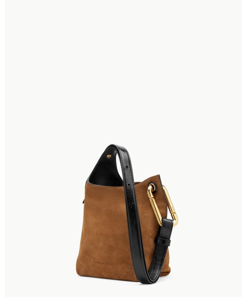 MARC JACOBS(マークジェイコブス)の「SCENE SMALL BUCKET IN SUEDE/シーン スモール バケット スエード(ショルダーバッグ・レディース・ブラウン・ONE SIZE)」の6枚目の写真